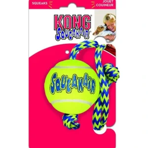 Cheap KONG SQUEAKAIR BALL WITH ROPE - Pet Home | The Perfect Pet Supplies Shopping Experience Pet Toys