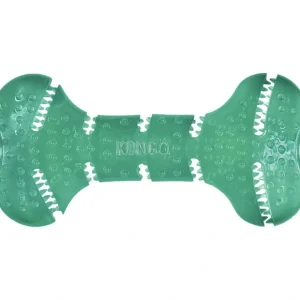 Best KONG, Squeezz Dental Bone - Medium - Toss Dog Toy - Pet Home | The Perfect Pet Supplies Shopping Experience Pet Toys