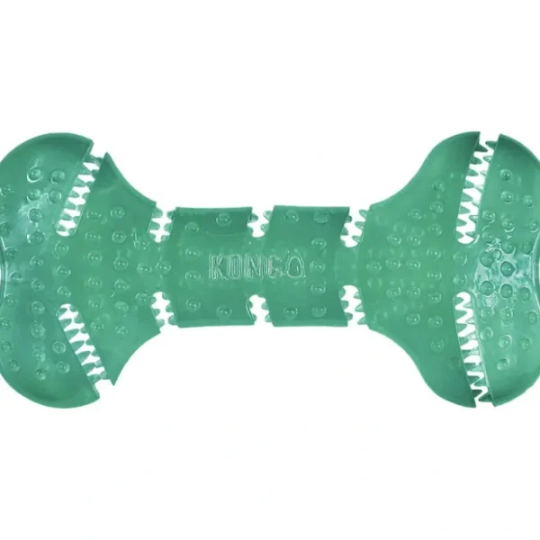New KONG, Squeezz Dental Roller Bone - Extra Small/Small - Toss Dog Toy - Pet Home | The Perfect Pet Supplies Shopping Experience Pet Toys