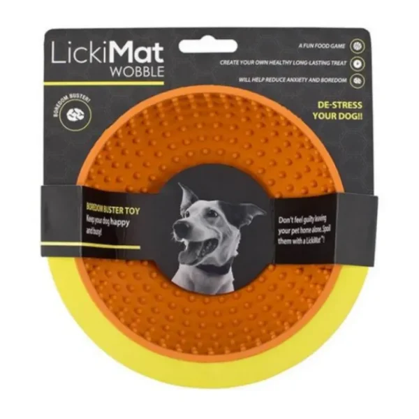 Fashion LickiMat Wobble Slow Feeder Orange - Pet Home | The Perfect Pet Supplies Shopping Experience Cats