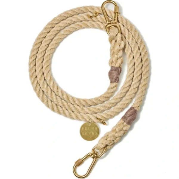 Cheap Light Tan Rope Dog Leash, Adjustable - Pet Home | The Perfect Pet Supplies Shopping Experience Dogs