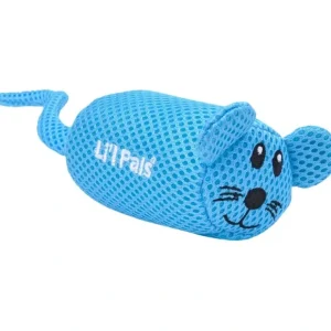 Best LIL PALS MESH MOUSE (5 INCH, BLUE) - Pet Home | The Perfect Pet Supplies Shopping Experience Pet Toys
