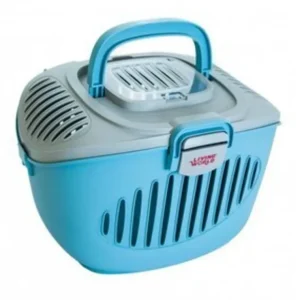 Discount Living World Paws 2 Go Cat/Small Pet Carrier Blue/Grey - Pet Home | The Perfect Pet Supplies Shopping Experience Cats