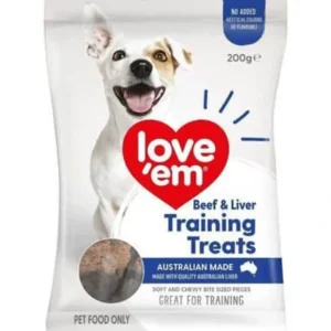 Sale Love 'Em Liver Beef & Liver Training Treats (mini) 200g - Pet Home | The Perfect Pet Supplies Shopping Experience Pet Toys