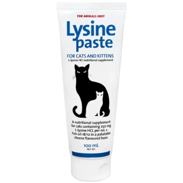 Flash Sale Lysine Paste Cats & Kittens 100ml - Pet Home | The Perfect Pet Supplies Shopping Experience Cats