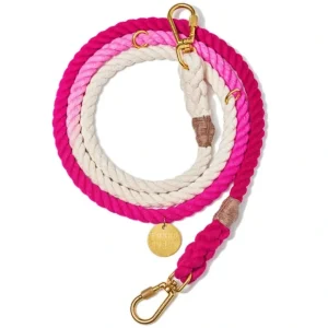 Cheap Magenta Ombre Cotton Rope Dog Leash, Adjustable - Pet Home | The Perfect Pet Supplies Shopping Experience Dogs