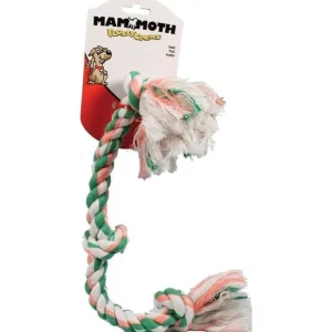 Best MAMMOTH FLOSSY CHEWS COLOR 3 KNOT ROPE TUG (20 IN, MULTI) - Pet Home | The Perfect Pet Supplies Shopping Experience Pet Toys