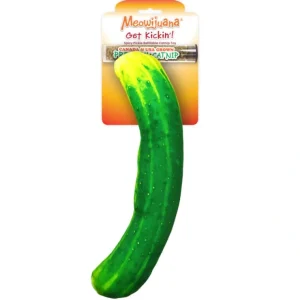 Cheap Meowijuana Get Kickin' Refillable Spicy Pickle Kicker Cat Toys (Green) - Pet Home | The Perfect Pet Supplies Shopping Experience Pet Toys