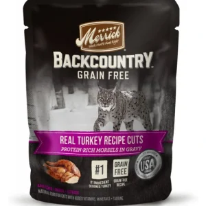 Store Merrick Backcountry Grain Free Gluten Free Premium High Protein Wet Cat Food, Turkey Recipe Cuts With Gravy - Pet Home | The Perfect Pet Supplies Shopping Experience Cats