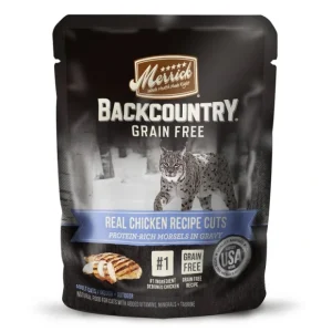 Store Merrick Backcountry Grain Free Real Chicken Cuts Recipe Cat Food Pouch - Pet Home | The Perfect Pet Supplies Shopping Experience Cats