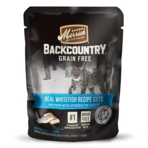 Fashion Merrick Backcountry Grain Free Real Whitefish Cuts Recipe Cat Food Pouch - Pet Home | The Perfect Pet Supplies Shopping Experience Cats