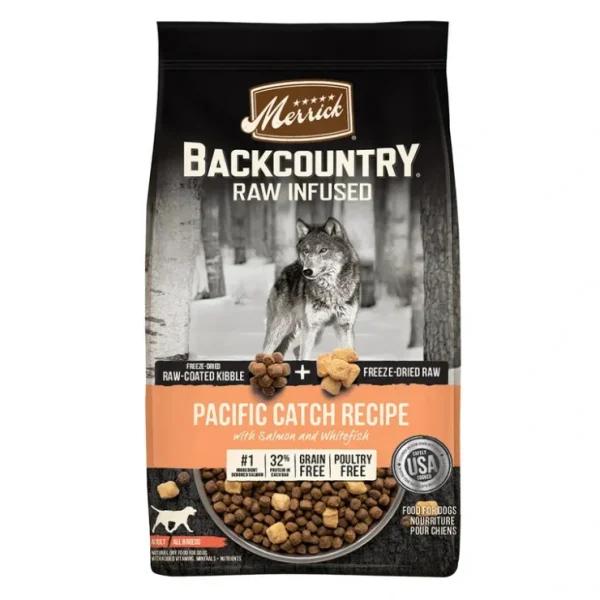 Clearance Merrick, Grain Free Backcountry Raw Infused Pacific Catch - Pet Home | The Perfect Pet Supplies Shopping Experience Dogs