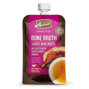 Online Merrick Grain Free Turkey Bone Broth Wet Dog Food Topper - Pet Home | The Perfect Pet Supplies Shopping Experience Cats