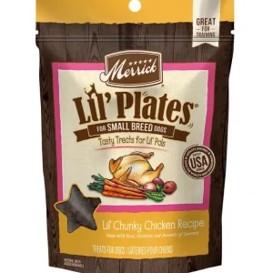 Sale Merrick, Lil' Plates - Chunky Chicken Bites - 141 g - Dog Treat - Pet Home | The Perfect Pet Supplies Shopping Experience Pet Toys
