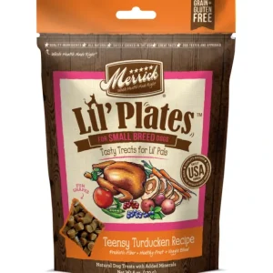 Cheap Merrick Lil' Plates Grain Free Teensy Turducken Dog Treats - Pet Home | The Perfect Pet Supplies Shopping Experience Dogs