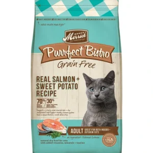 Fashion Merrick Purrfect Bistro Grain Free Real Salmon &Sweet Potato Recipe Dry Cat Food - Pet Home | The Perfect Pet Supplies Shopping Experience Cats