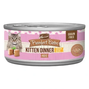 Flash Sale Merrick, Purrfect Bistro, Kitten Dinner Pate - 5.5 oz - Wet Cat Food - Pet Home | The Perfect Pet Supplies Shopping Experience Cats