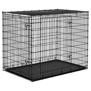 Best Mid West, Solutions Crate, Double Door - 54x37x45" - Pet Home | The Perfect Pet Supplies Shopping Experience Dogs