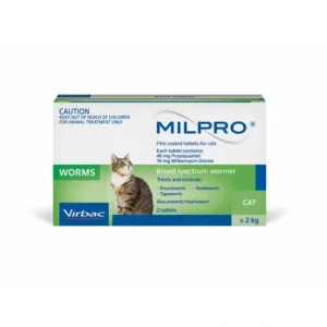 Cheap Milpro Broad Spectrum Wormer for Cats 2-8kg 2 Pack - Pet Home | The Perfect Pet Supplies Shopping Experience Cats