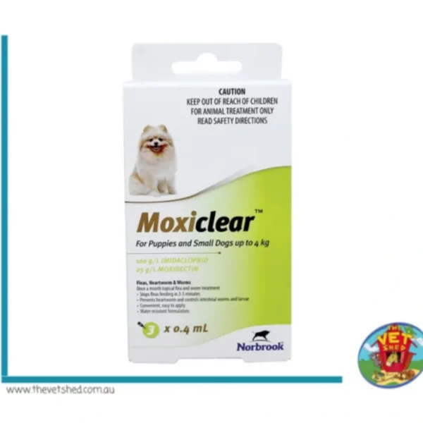 Sale Moxiclear for Small Dogs and Puppies up to 4kg (Green) - Pet Home | The Perfect Pet Supplies Shopping Experience Cats