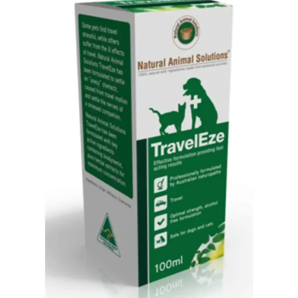 Best Sale Natural Animal Solutions TravelEze 100mL - Pet Home | The Perfect Pet Supplies Shopping Experience Cats