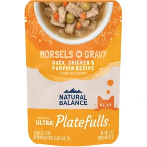 Cheap Natural Balance, Feline Adult Platefulls - Duck, Chicken & Pumpkin - 85 g - Wet Cat Food - Pet Home | The Perfect Pet Supplies Shopping Experience Cats