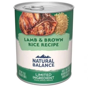 Clearance Natural Balance, Limited Ingredient Canned Dog Formula, Lamb & Brown Rice - 369 g - Wet Dog Food - Pet Home | The Perfect Pet Supplies Shopping Experience Dogs