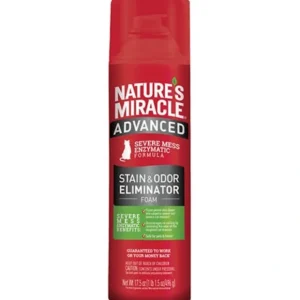 Discount Nature's Miracle - Advanced Stain and Odor Eliminator Foam for Cats, 17.5oz - Pet Home | The Perfect Pet Supplies Shopping Experience Cats