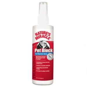 Hot NATURE'S MIRACLE PET BLOCK CAT REPELLENT SPRAY 8 OZ Nature's Miracle Pet Block Cat Repellent - Pet Home | The Perfect Pet Supplies Shopping Experience Cats