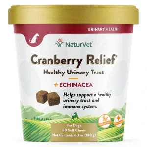 Clearance NaturVet - Cranberry Relief Soft Chew for Dogs - Pet Home | The Perfect Pet Supplies Shopping Experience Dogs
