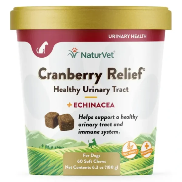 Clearance NaturVet - Cranberry Relief Soft Chew for Dogs - Pet Home | The Perfect Pet Supplies Shopping Experience Dogs