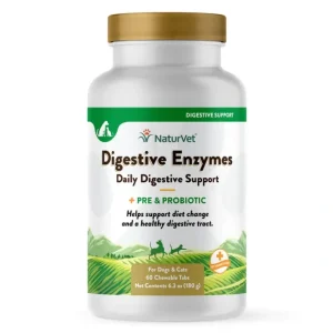 Cheap NaturVet - Digestive Enzymes Chewable Tables with Prebiotics Probiotics for Cats Dogs - Pet Home | The Perfect Pet Supplies Shopping Experience Cats