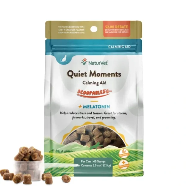 Hot NaturVet Scoopables Quiet Moments Calming Aid for Cats (45 Scoops) - Pet Home | The Perfect Pet Supplies Shopping Experience Cats