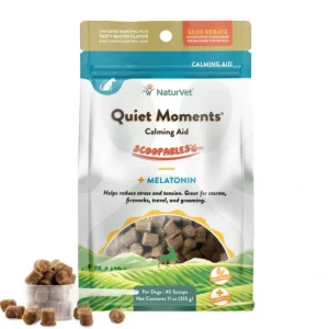 Best NaturVet Scoopables Quiet Moments Calming Aid for Dogs (11 Oz) - Pet Home | The Perfect Pet Supplies Shopping Experience Dogs
