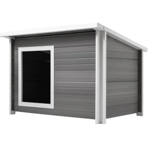 Best New Age Pet, Rustic Lodge Dog House, XLarge - Gray - Pet Home | The Perfect Pet Supplies Shopping Experience Dogs