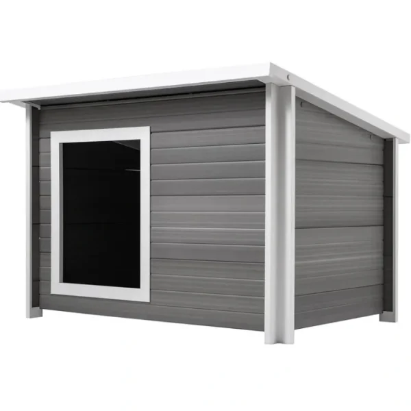 Best New Age Pet, Rustic Lodge Dog House, XLarge - Gray - Pet Home | The Perfect Pet Supplies Shopping Experience Dogs