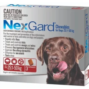 Best Nexgard Extra Large Dog 25-50kg pack of 3 - Pet Home | The Perfect Pet Supplies Shopping Experience Dogs