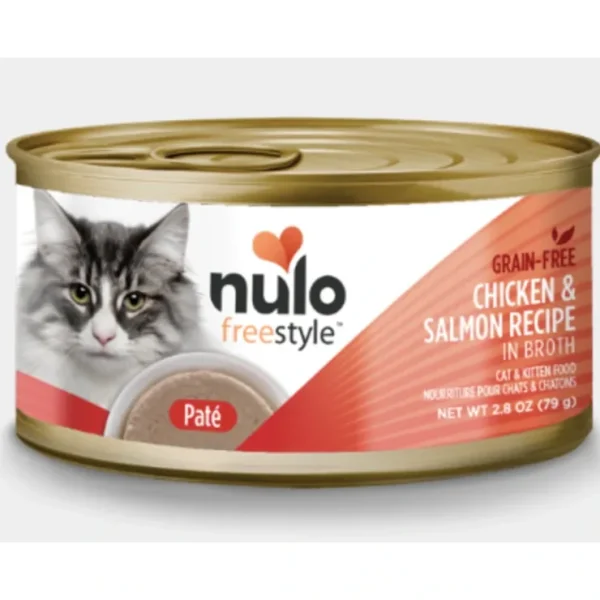 Shop Nulo Freestyle Cat & Kitten Chicken & Salmon Recipe In Broth (2.8 Oz Can) - Pet Home | The Perfect Pet Supplies Shopping Experience Cats