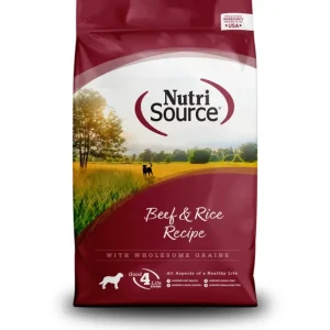 Best Sale NutriSource - Beef Rice Recipe Dry Dog Food - Pet Home | The Perfect Pet Supplies Shopping Experience Dogs