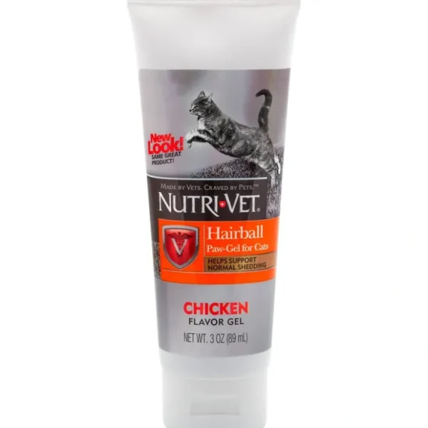 Hot NutriVet - Hairball Chicken Flavor Paw-Gel for Cats - Pet Home | The Perfect Pet Supplies Shopping Experience Cats