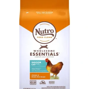 Online Nutro Wholesome Essentials Indoor Chicken and Brown Rice Recipe Adult Dry Cat Food - Pet Home | The Perfect Pet Supplies Shopping Experience Cats
