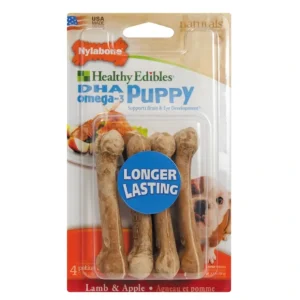 Best Sale Nylabone Healthy Edibles Puppy Lamb And Apples Dog Treats (Petite: 4-pack) - Pet Home | The Perfect Pet Supplies Shopping Experience Dogs