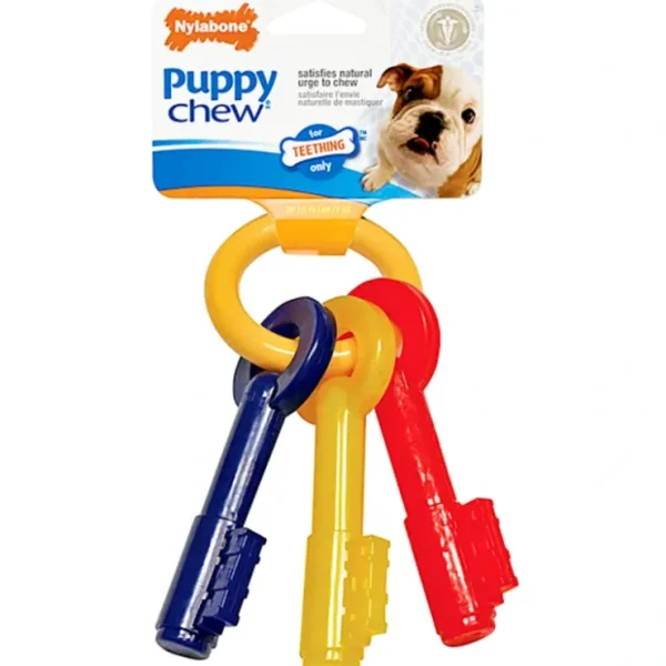 Best Sale Nylabone Puppy Teething Keys Small - Pet Home | The Perfect Pet Supplies Shopping Experience Dogs