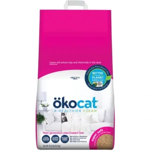 Discount Okocat, Soft Step Natural Wood Clumping Litter - 3.8 kg - Pet Home | The Perfect Pet Supplies Shopping Experience Cats
