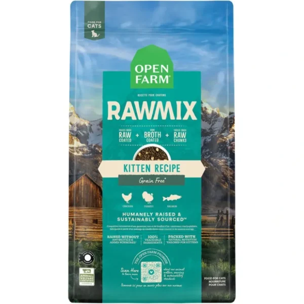 Flash Sale Open Farm, RawMix Kitten Recipe - Dry Kitten Food - Pet Home | The Perfect Pet Supplies Shopping Experience Cats