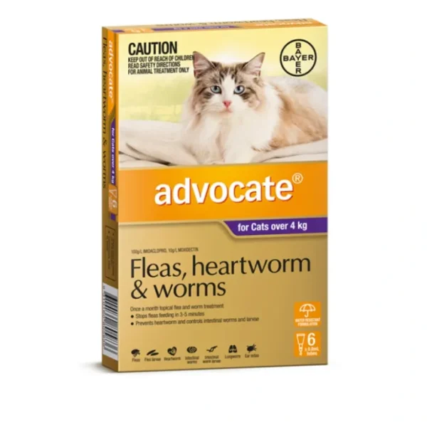 Pet Shop Direct - Advocate Cats Over 4kg 6 Pack - Pet Home | The Perfect Pet Supplies Shopping Experience Outlet