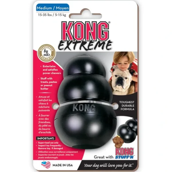 Best Pet Shop Direct - KONG Extreme Black Medium - Pet Home | The Perfect Pet Supplies Shopping Experience Pet Toys