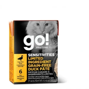Petcurean Go! Sensitivities Limited Ingredient Grain Free Duck Pate Wet Cat Food - Pet Home | The Perfect Pet Supplies Shopping Experience Cheap