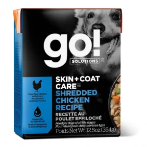 Petcurean Go! Skin &Coat Care Shredded Chicken Recipe Wet Dog Food - Pet Home | The Perfect Pet Supplies Shopping Experience