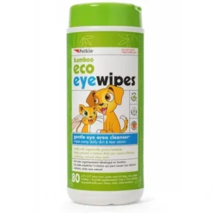 Petkin Bamboo Eco Eye Wipes 80Pk - Pet Home | The Perfect Pet Supplies Shopping Experience